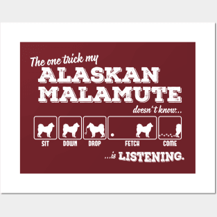 Alaskan Malamute Posters and Art